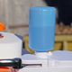 Unlike a Super Soaker, the Skid Shot sips water from its small reservoir, which will last through hundreds of shots.